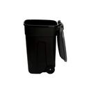 Bote para Basura con Ruedas y Tapa