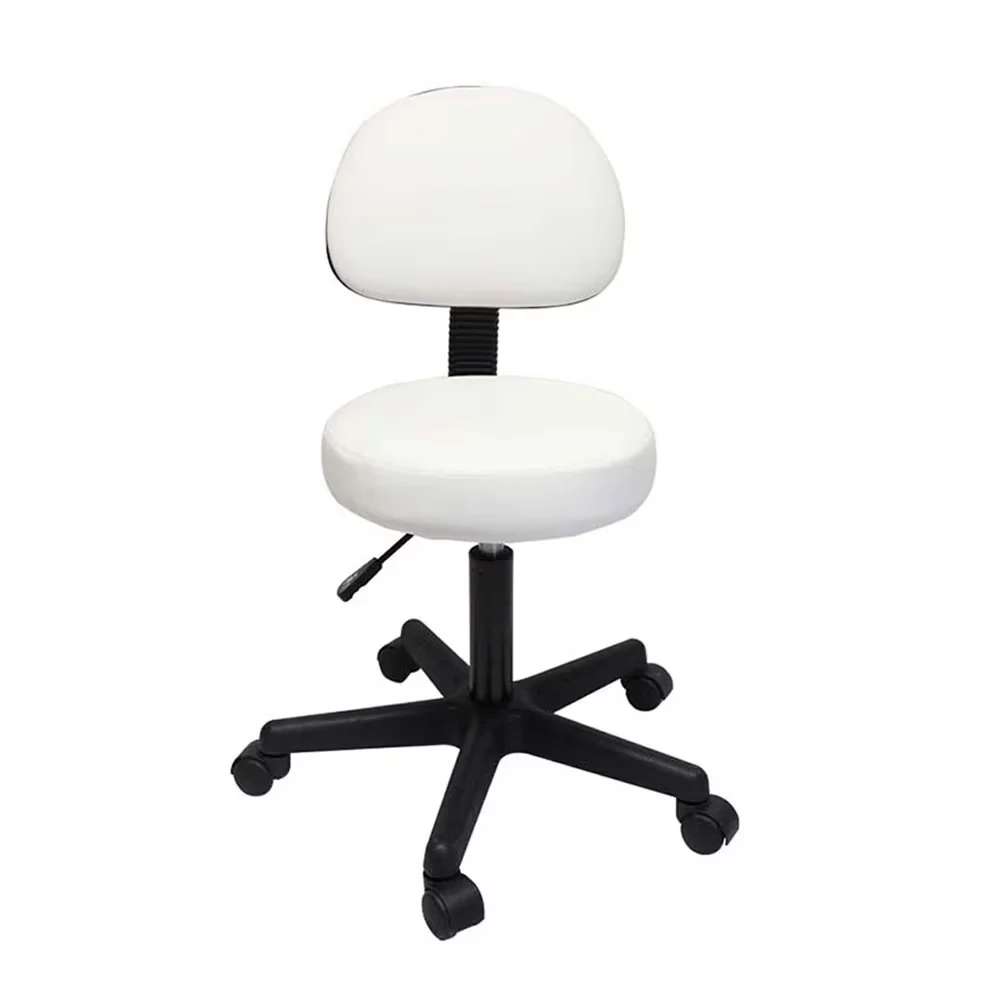 [LT00334] Taburete Giratorio con Respaldo