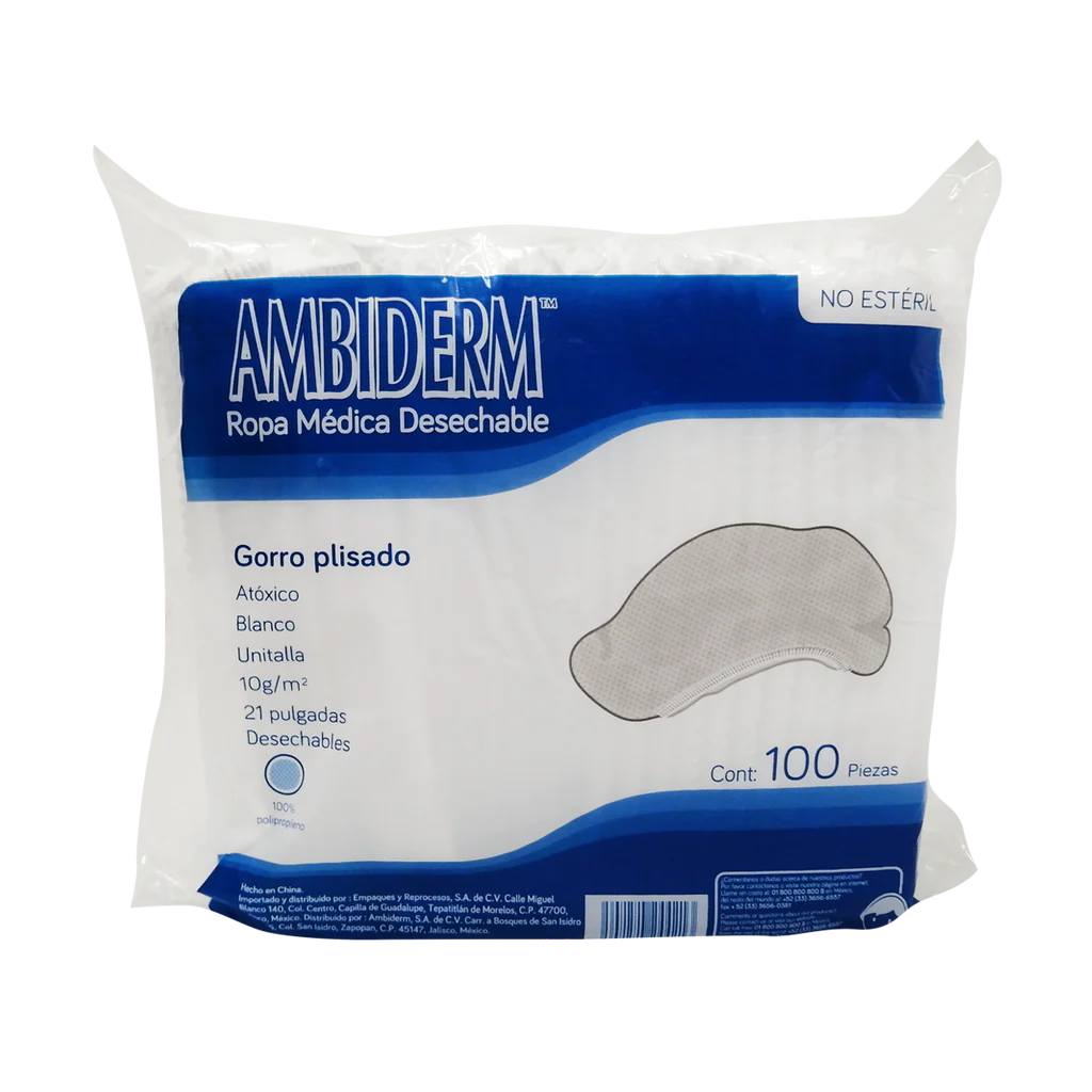 Gorro Plisado de 21"