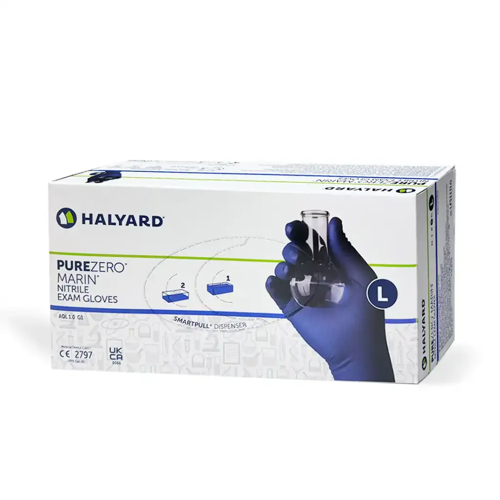 Guantes de Nitrilo PUREZERO MARIN