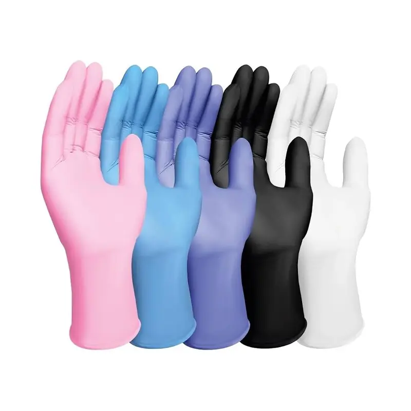 Guantes de Nitrilo Ambiderm (Azul, XS)
