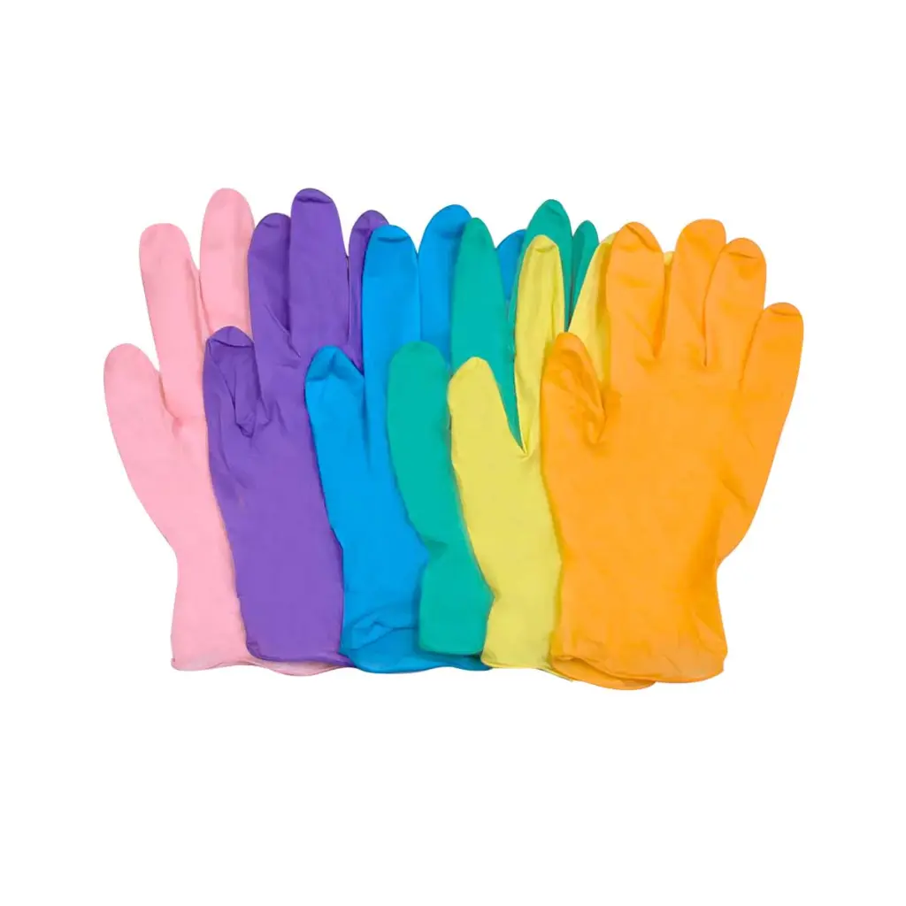 Guantes de Látex Ambiderm Plus (Amarillo, S)
