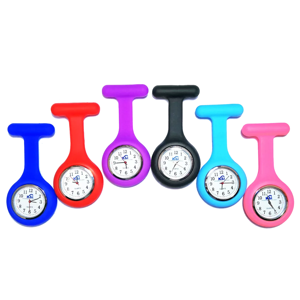 Reloj Para Enfermería de Broche (Azul)