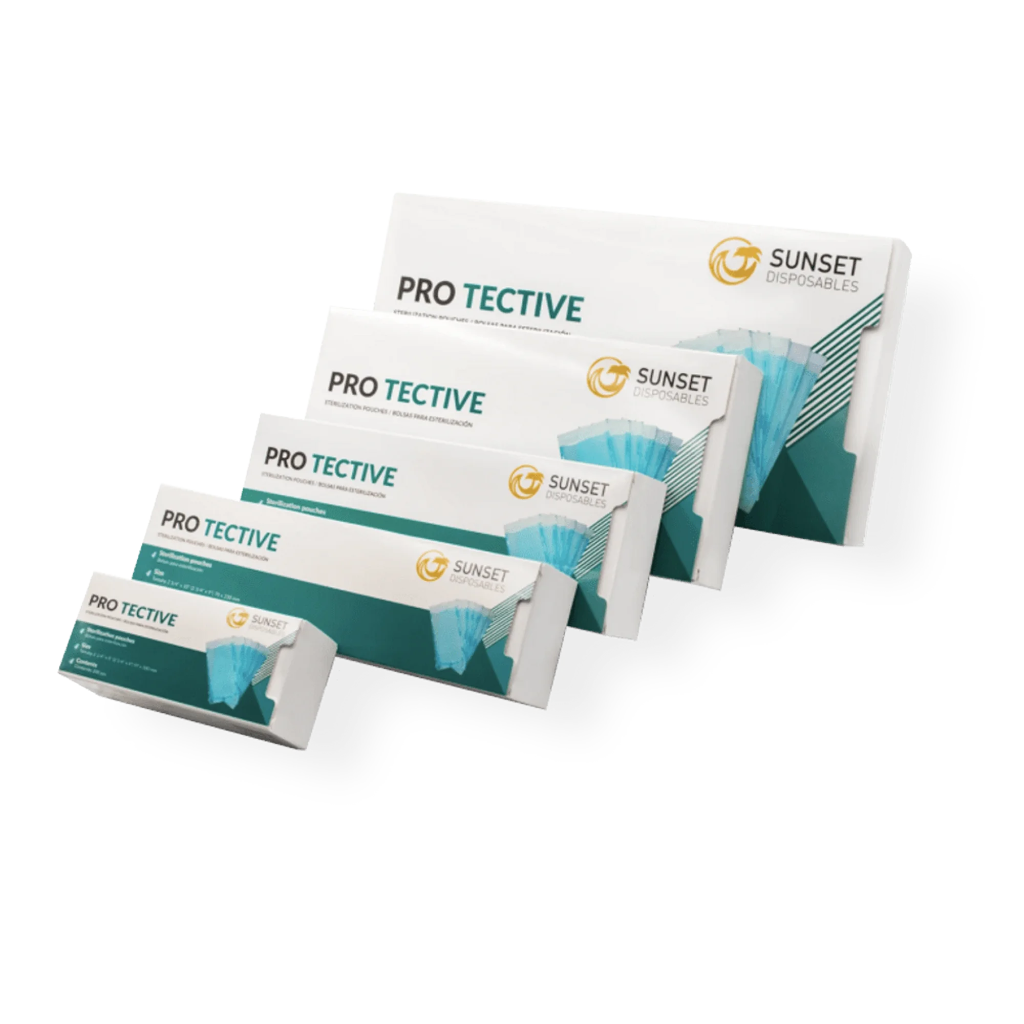 [14-0021] Bolsas Sunset Para Esterilizar Pro Tective (2¼″ x 4″ - 5.7 x 10 cm)