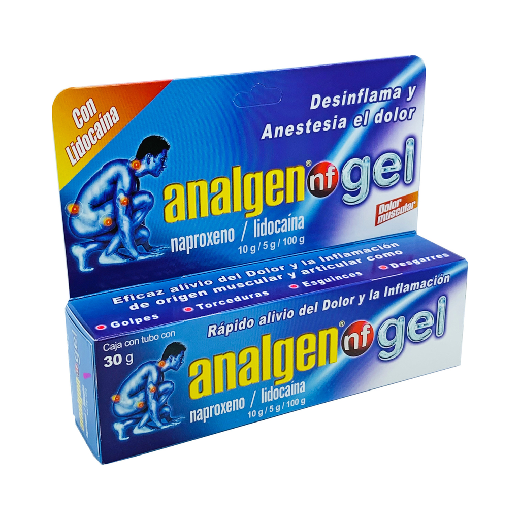 Naproxeno, Lidocaína analgen® nf gel