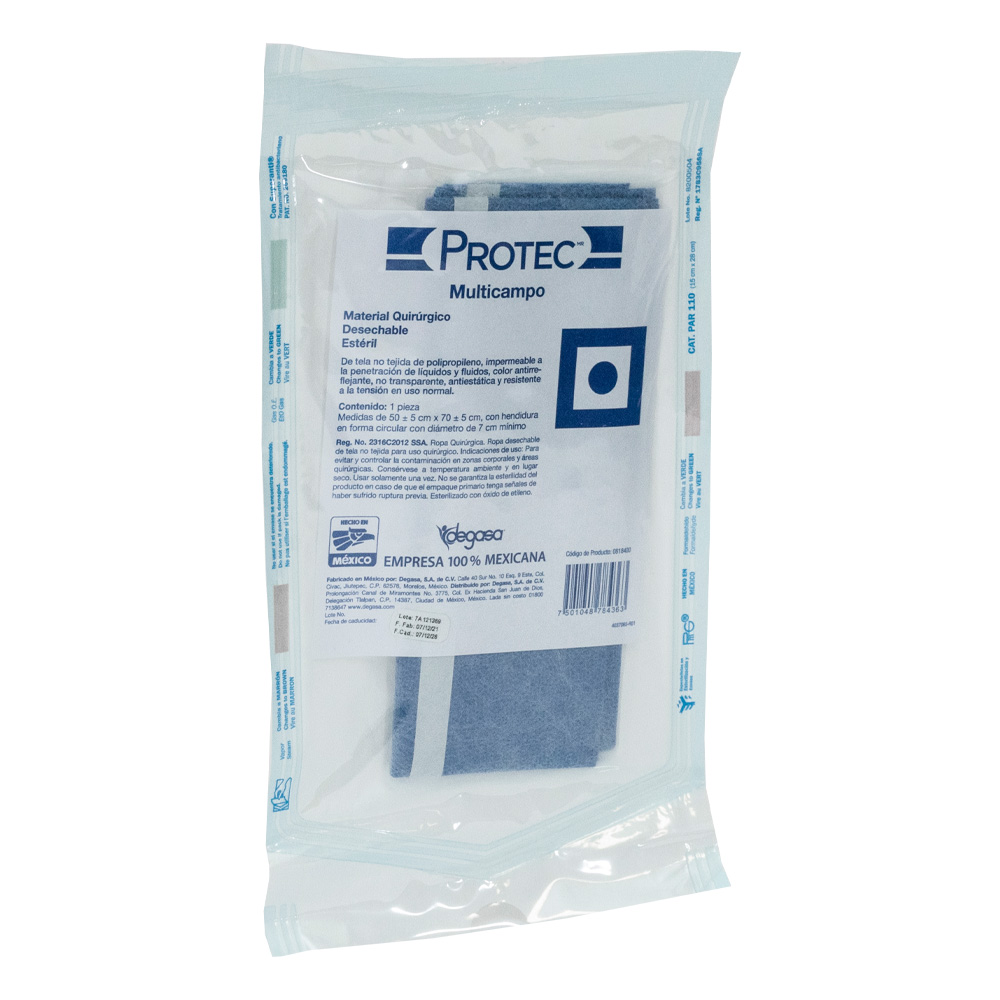 [0818400] Multicampo Estéril Hendido