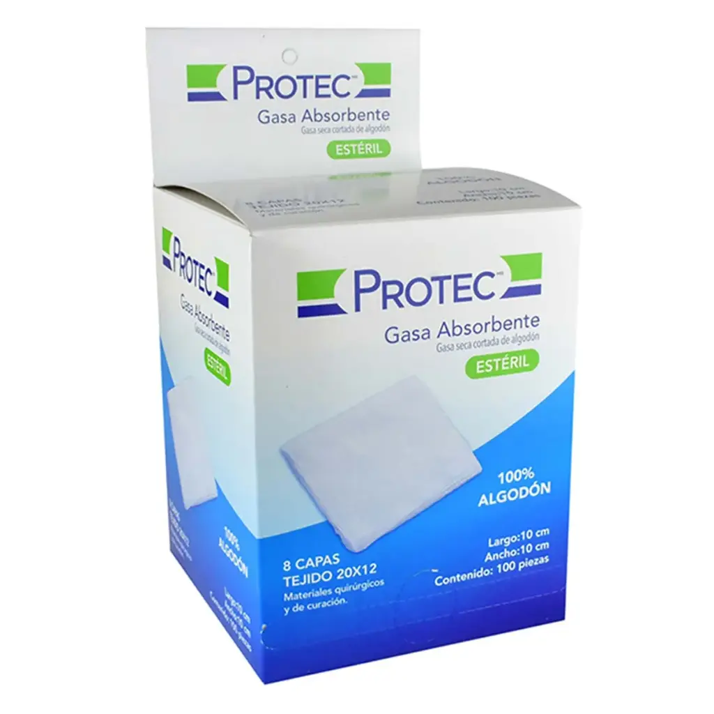 [13908] Gasa Protec Absorbente Estéril (7.5 x 5 cm)