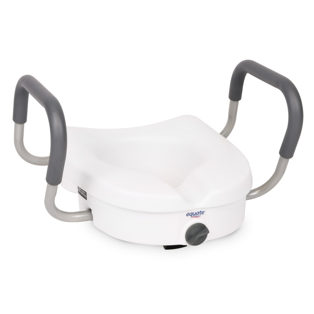 Asiento de Inodoro Elevado con Asas