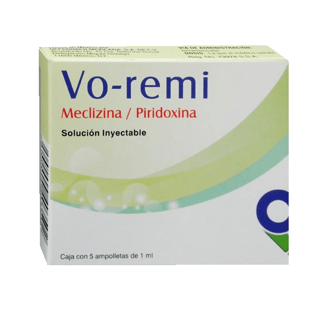 Meclizina, Piridoxina
