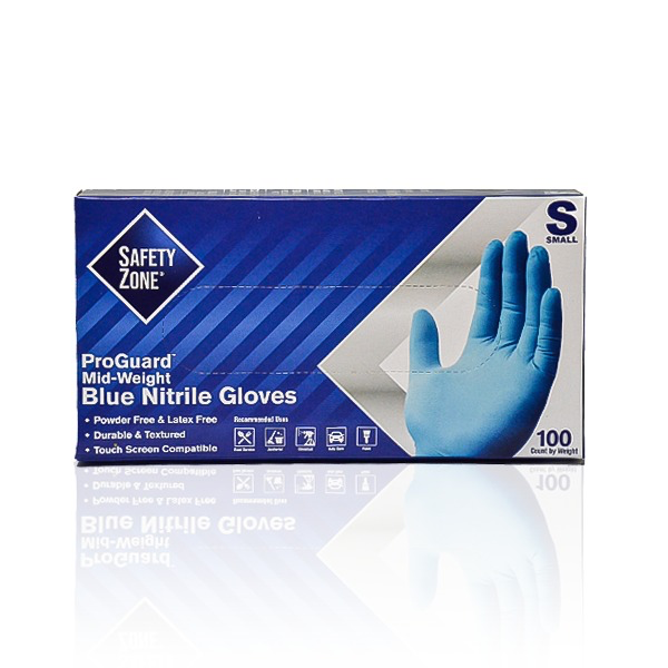 Guantes ProGuard de Nitrilo Azul