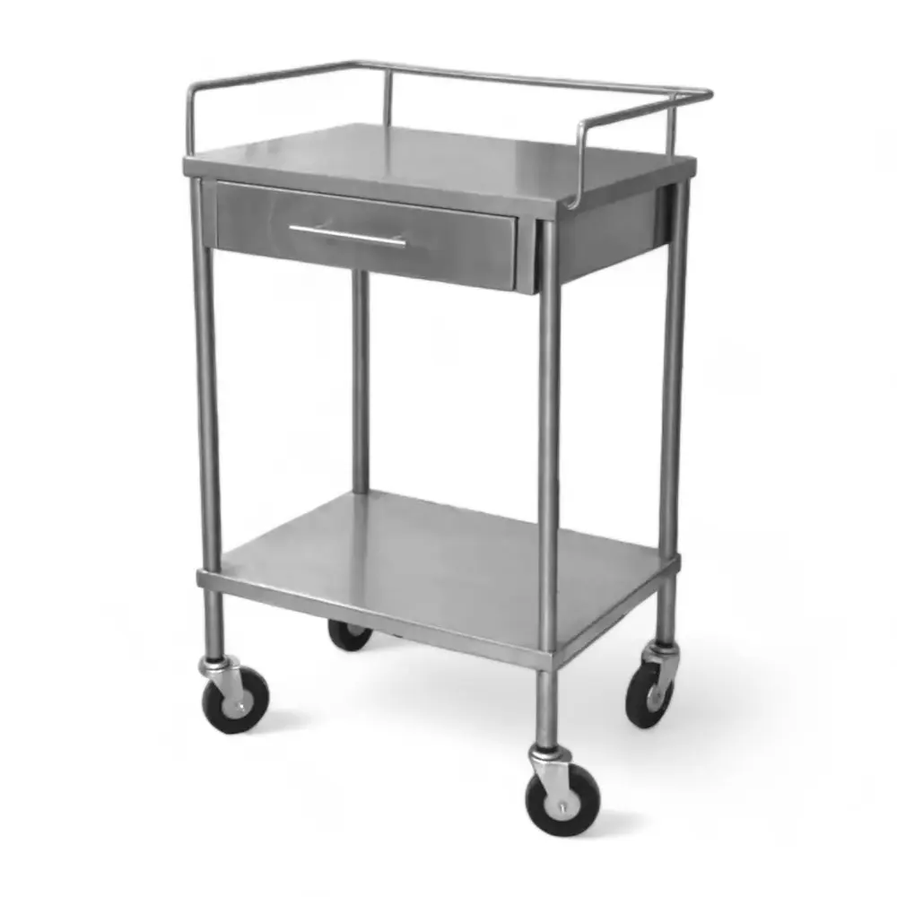 Mesa Pasteur de Acero Inoxidable (Con Cajón)