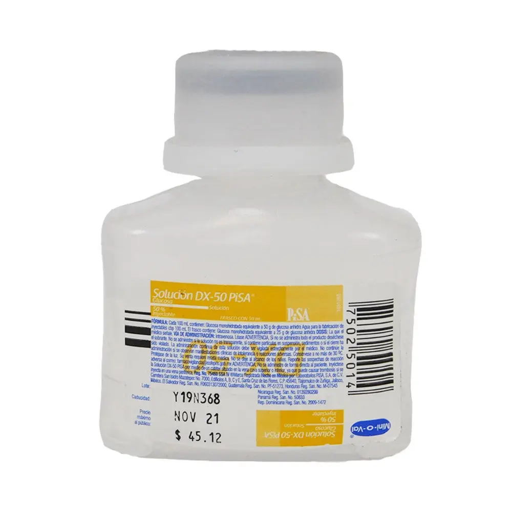 Solución Dextrosa al 50%