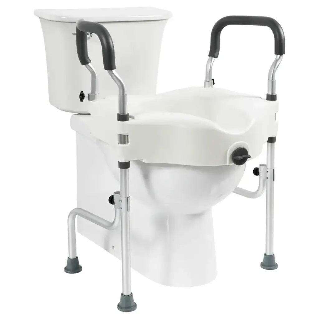 Asiento de Inodoro Elevado con Patas