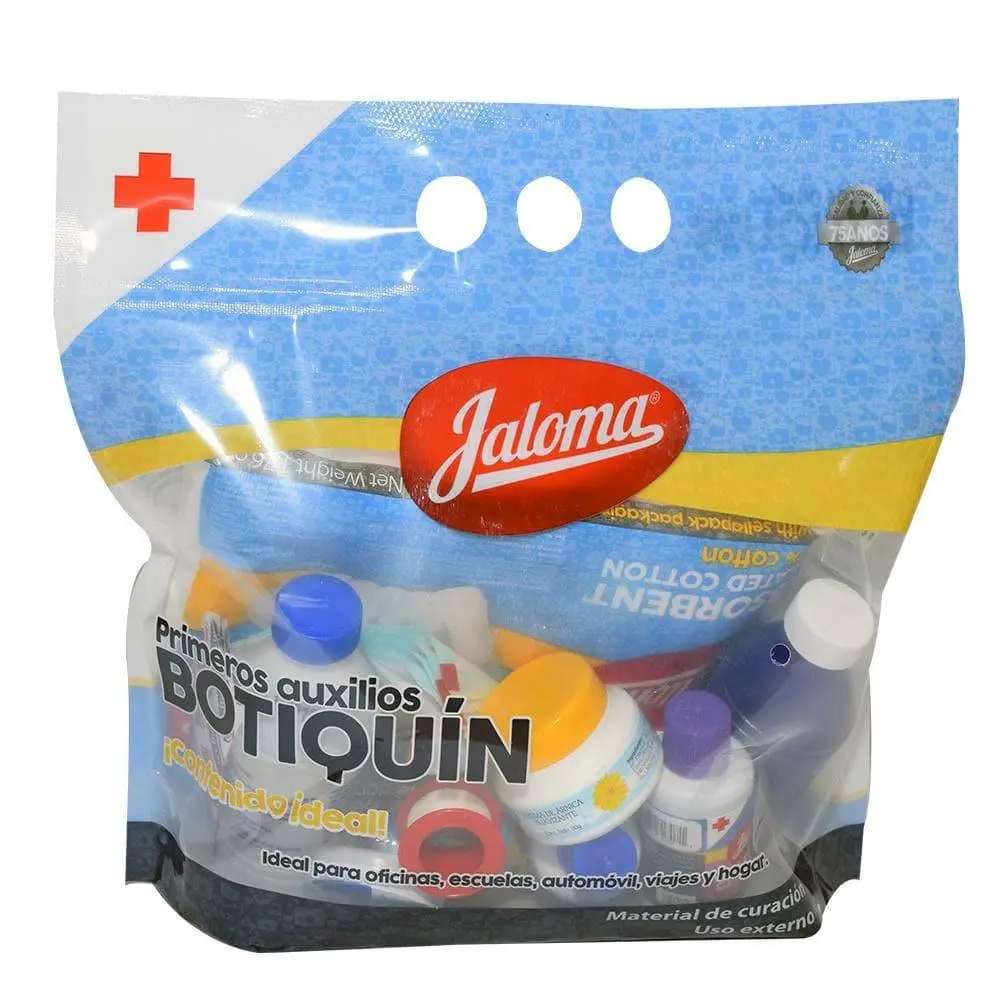 Kit Básico Para Botiquín de Primeros Auxilios