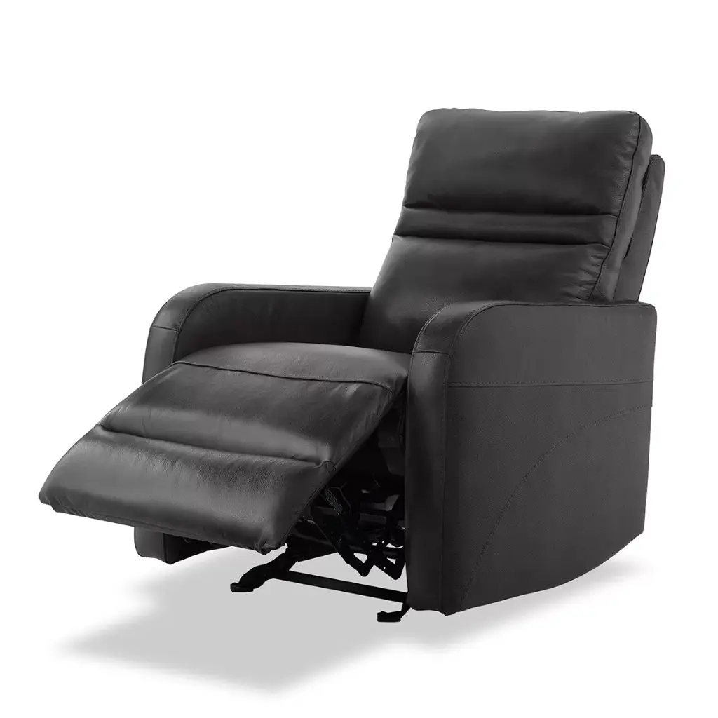 Sillón Reclinable de Piel con Sistema Eléctrico