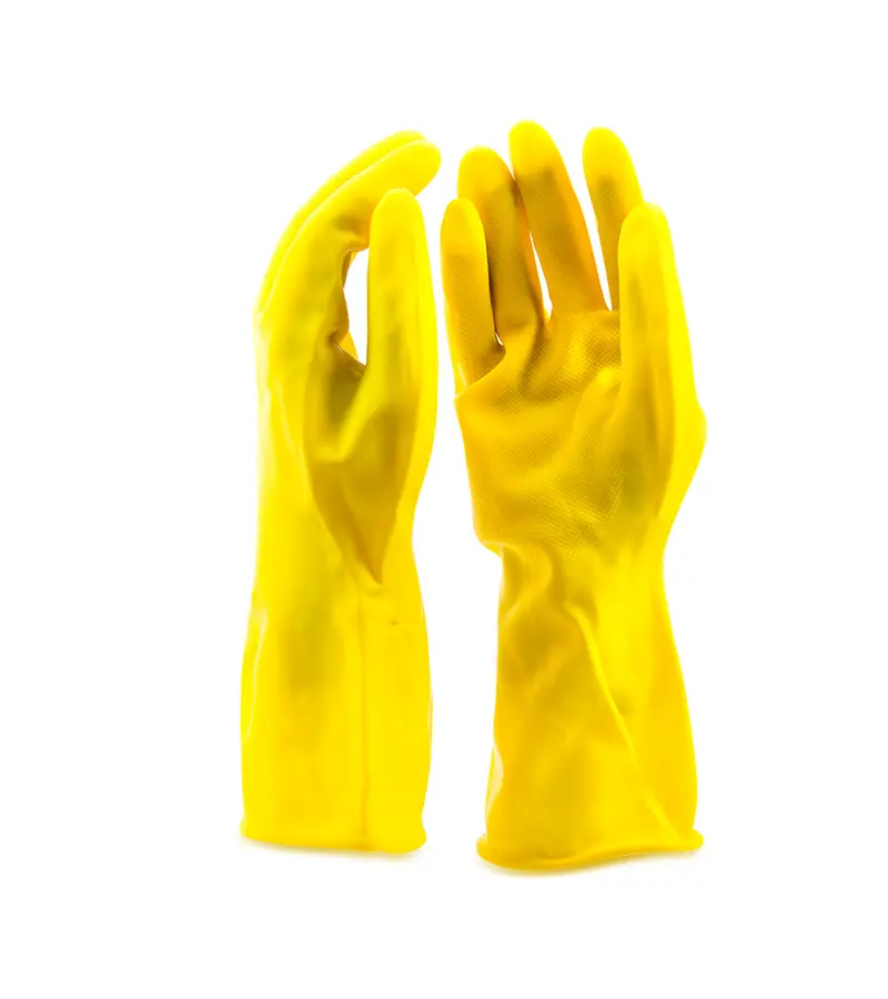 Guantes Multiusos Satinados Ambiderm (Amarillo, S)
