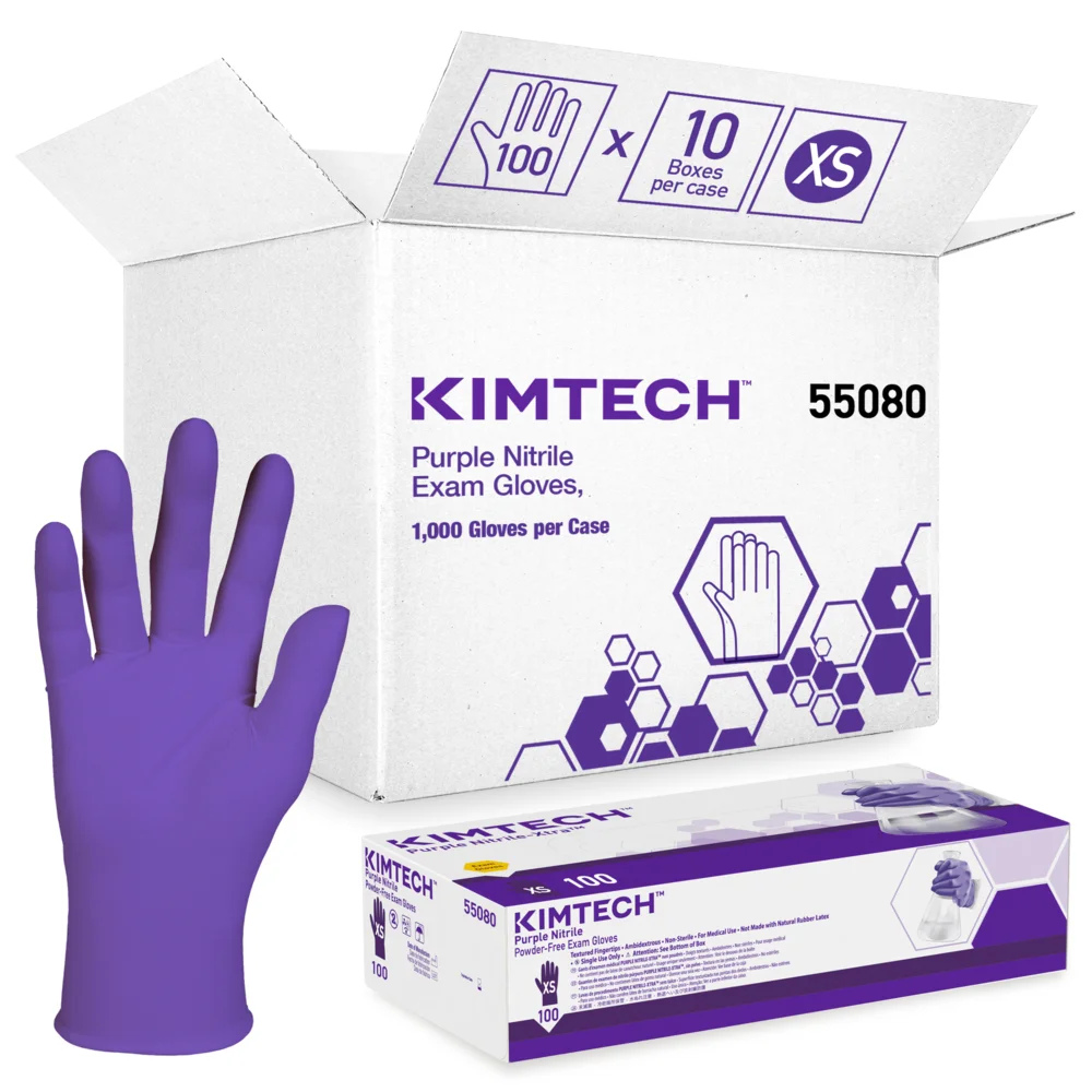 Guantes de Nitrilo Morado Kimtech™