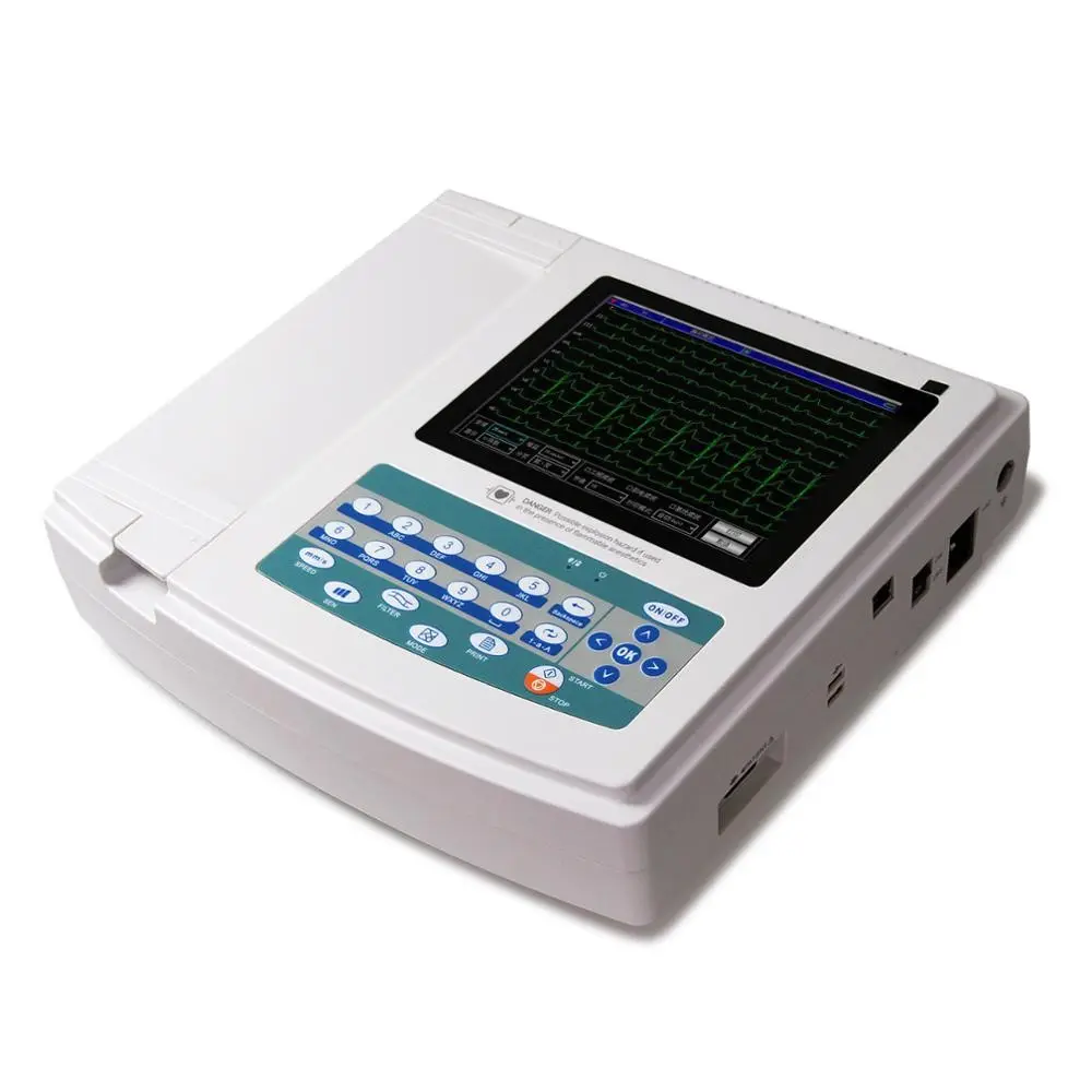 [ECG-1200G] Electrocardiógrafo Digital Contec ECG 1200G