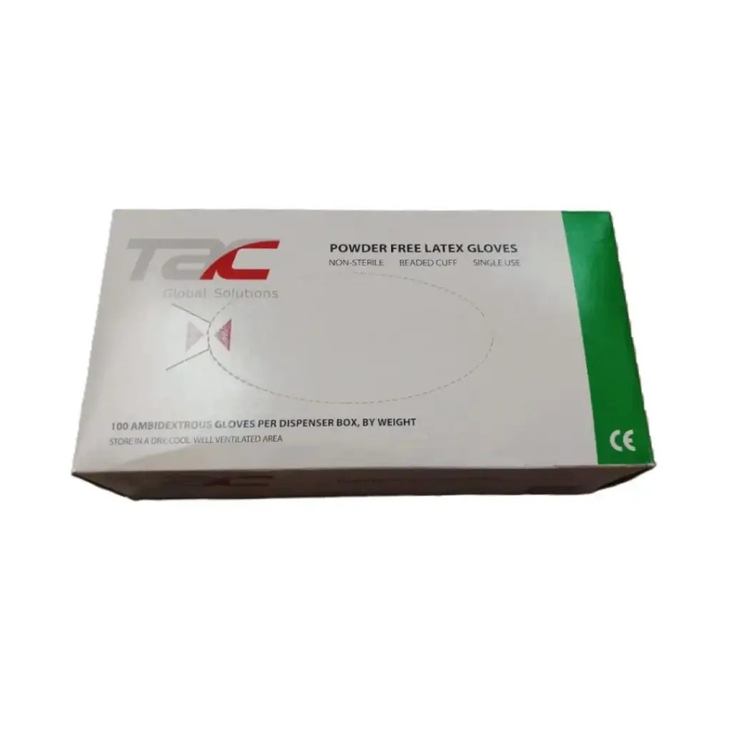 [TAC-LX-PF-XS] Guantes de Látex TAC (XS)