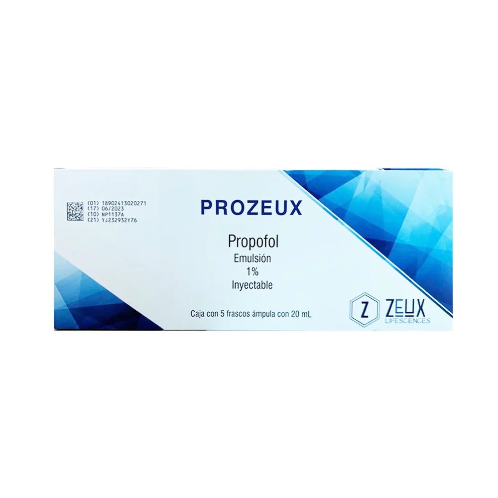 Prozeux – Propofol Emulsión Inyectable 1%