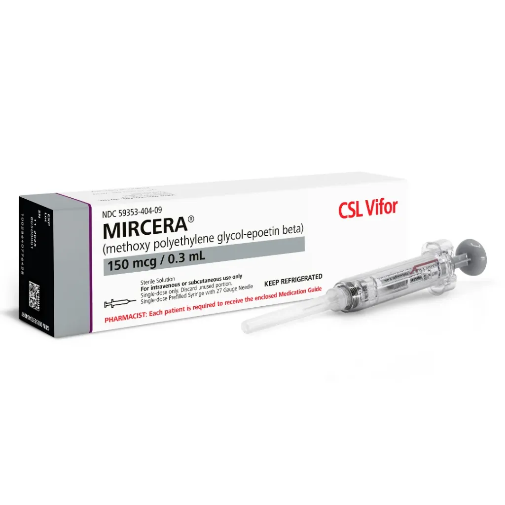 Metoxi Polietilenglicol Eritropoyetina Beta | Mircera