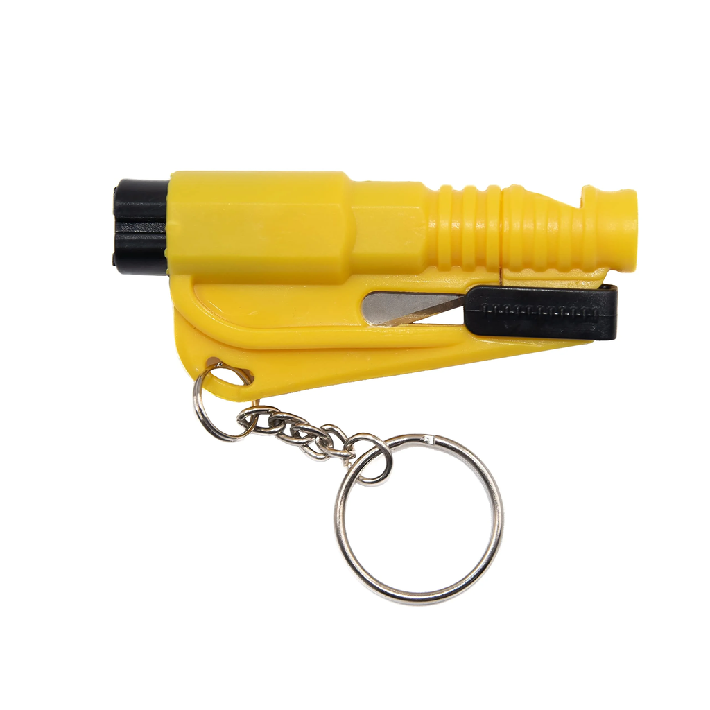 Silbato Rompe Vidrios de Emergencia 3 en 1