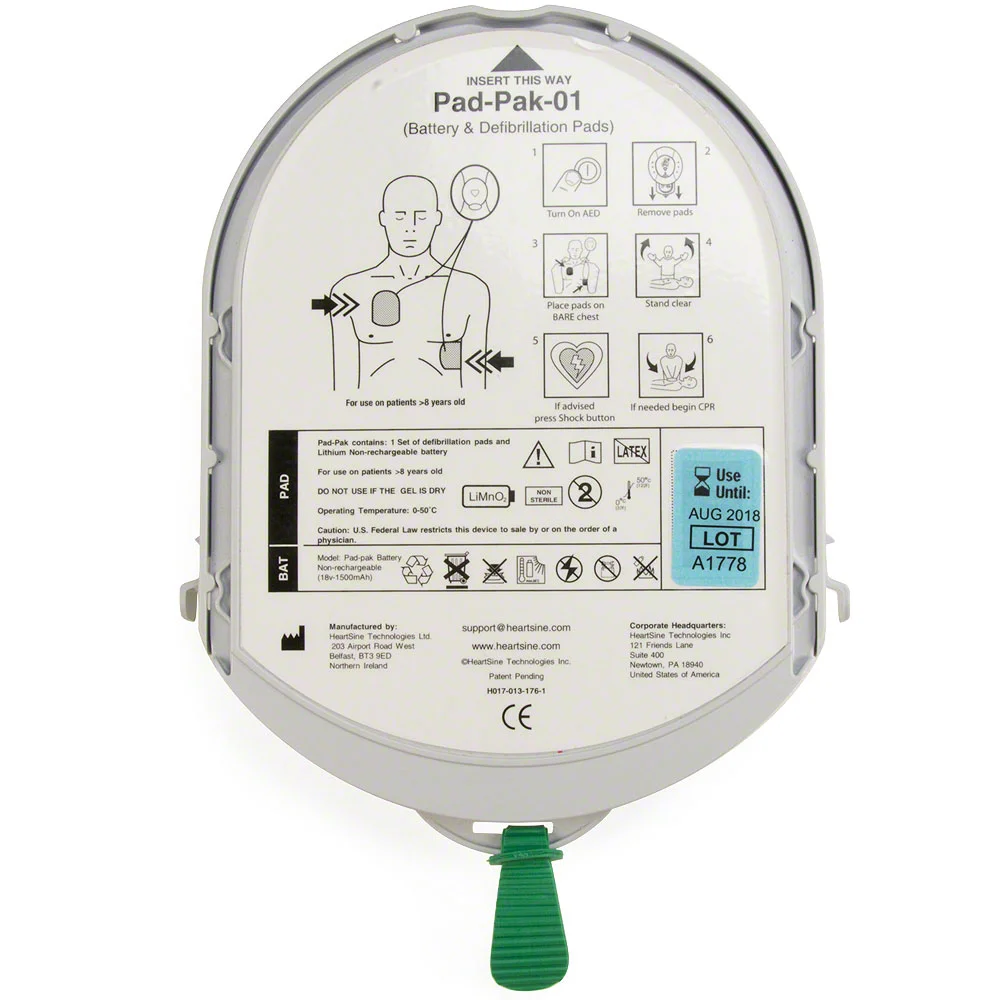 Electrodos HeartSine Samaritan Pad-Pak