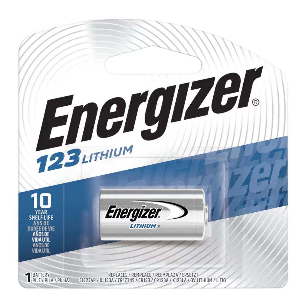 [CR-123-A] Baterías de Litio Energizer (CR123A)