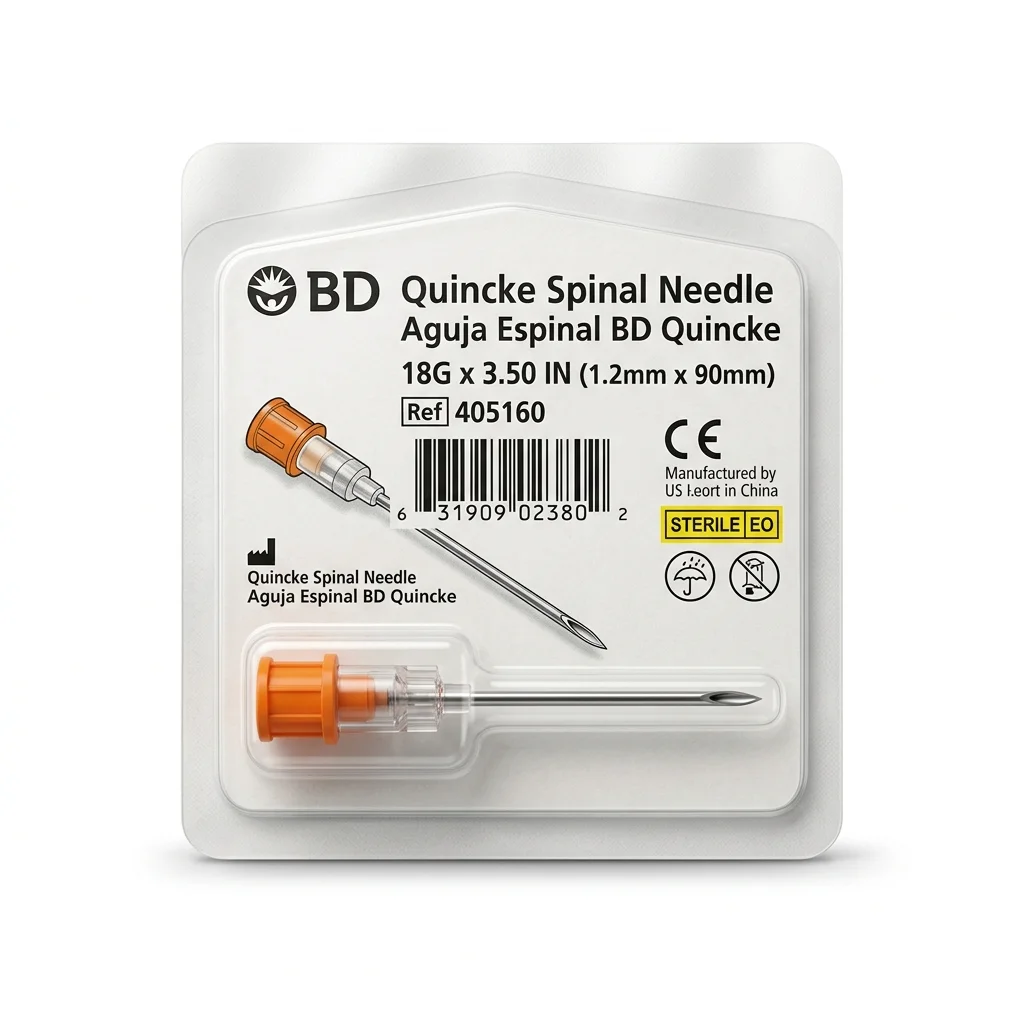Aguja Espinal BD Quincke