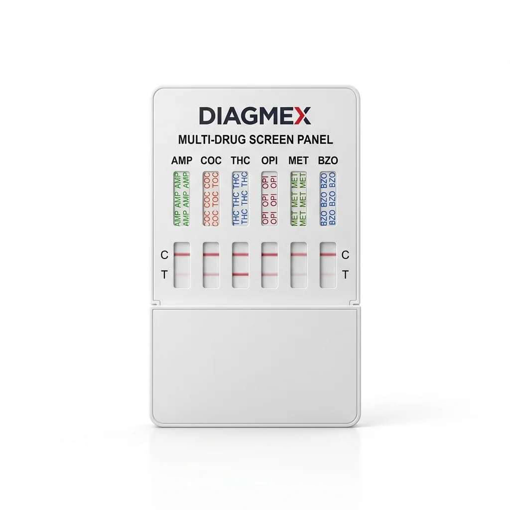 Prueba Multidrogas en Panel Diagmex