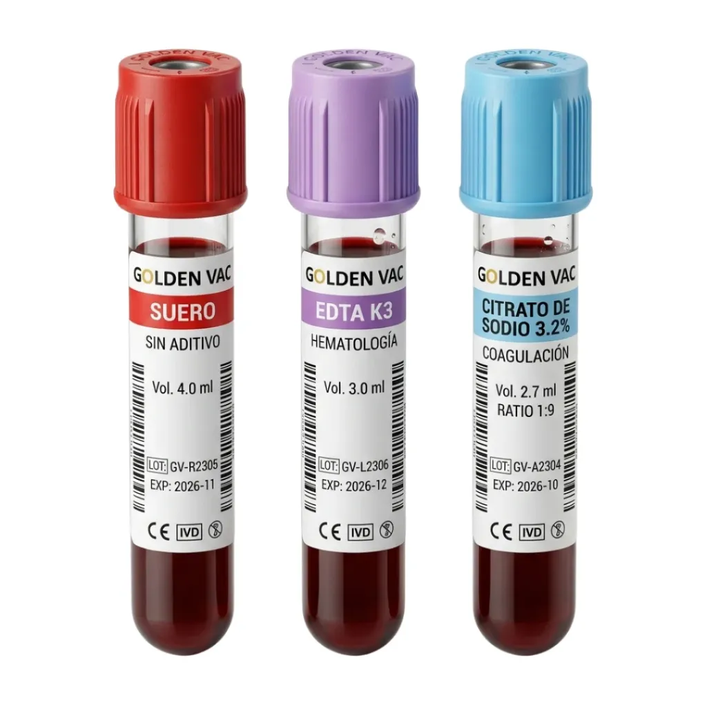 Tubos Vacutainer Golden Vac