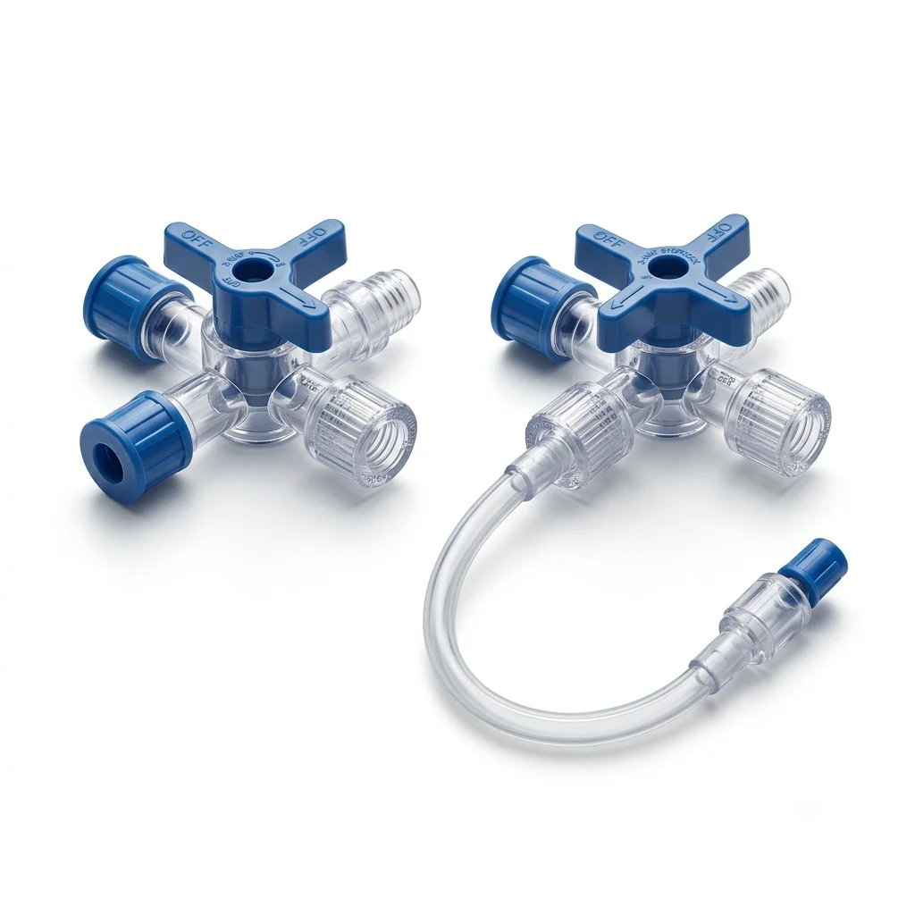 Llave de 3 Vías para Venoclisis