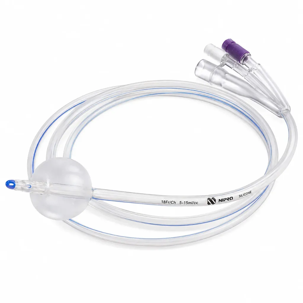 [SF-3WS16FR-C] Sonda Foley de Silicon 3 Vías (16 Fr)