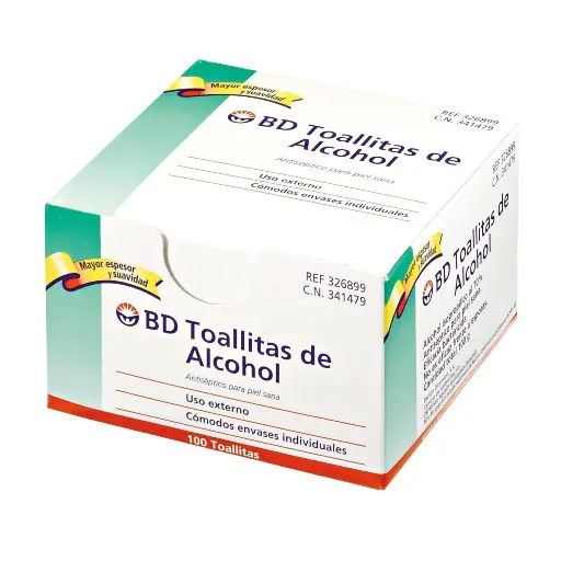[326899] Toallitas con Alcohol BD