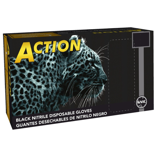 Guantes de Nitrilo Negro Action de Shamrock