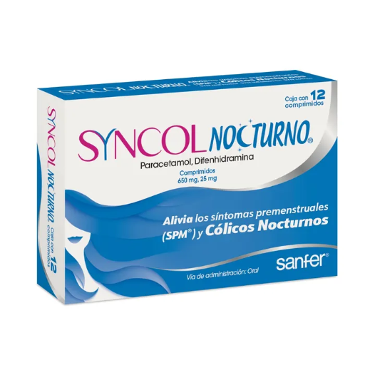[00587] Paracetamol, Difenhidramina SYNCOL NOCTURNO