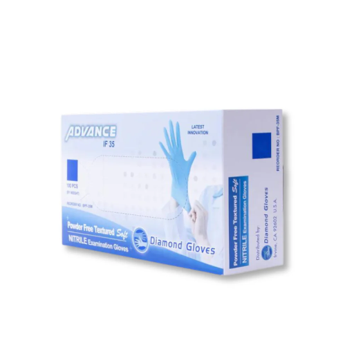 Guantes de Nitrilo Azul Advance IF35