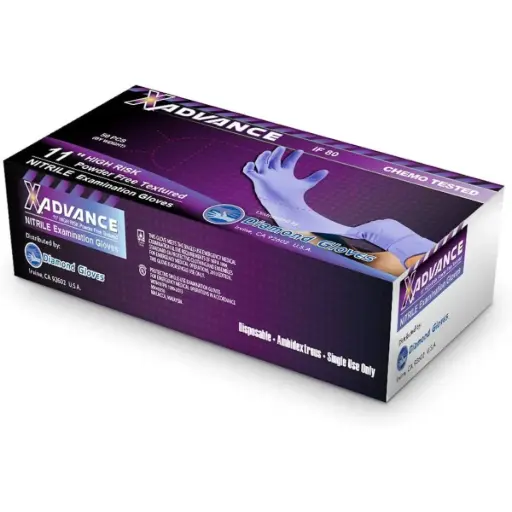 Guantes de Nitrilo Azul Advance IF80